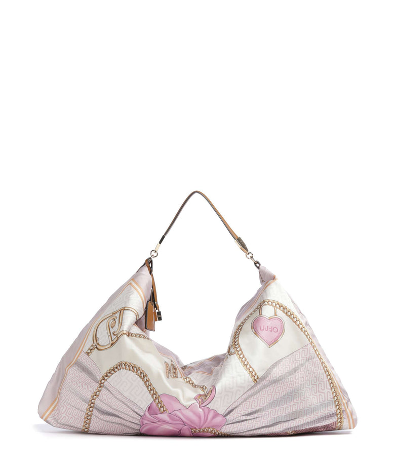 Liu Jo Foulard Hobo bag st metall/soft peony