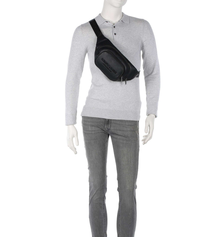 Armani Exchange Miami Fanny pack black