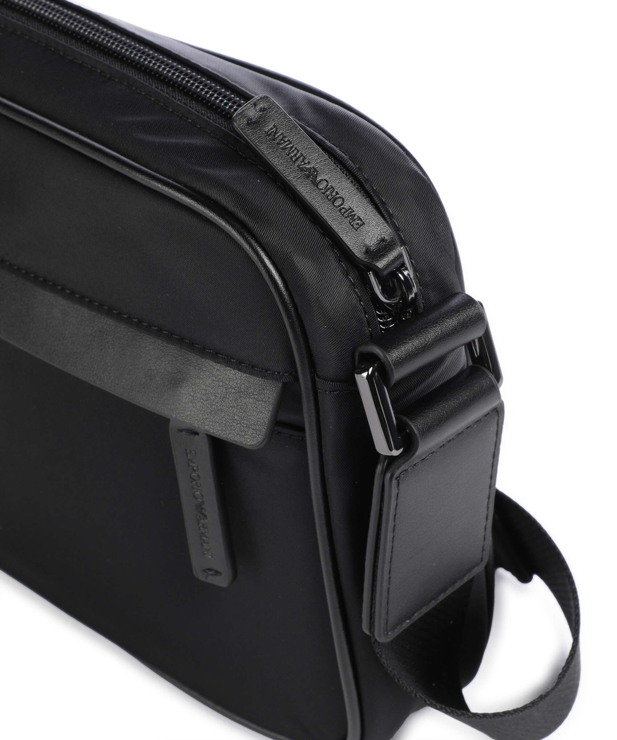 Emporio Armani Recycled Nylon Crossbody bag black beauty