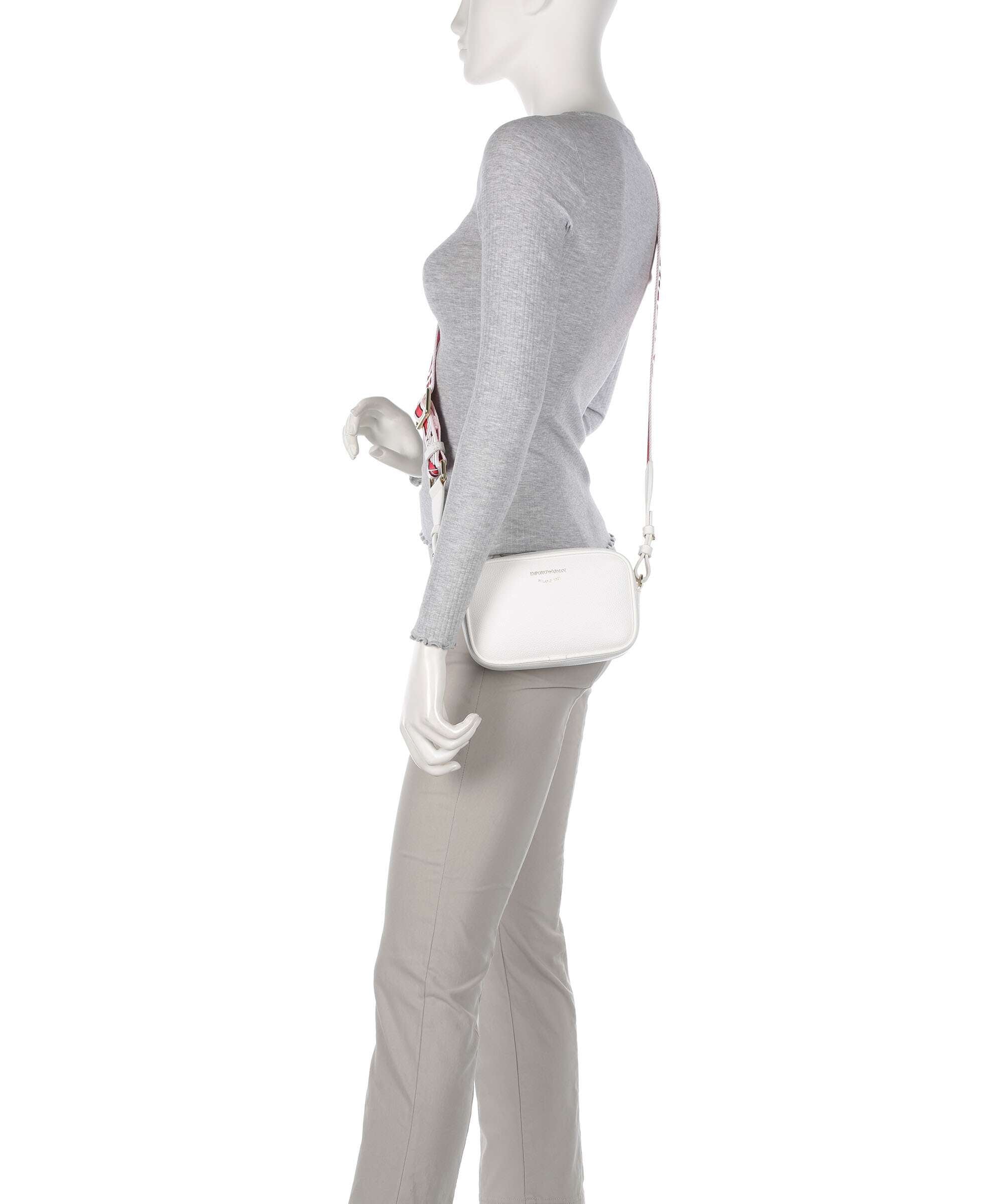 Emporio Armani Lilly Crossbody bag white/brown