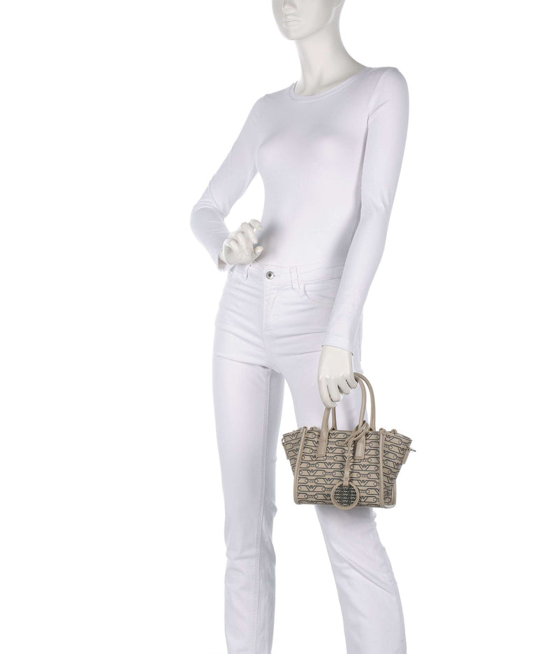 Emporio Armani La Gio Crossbody bag ecru/nero