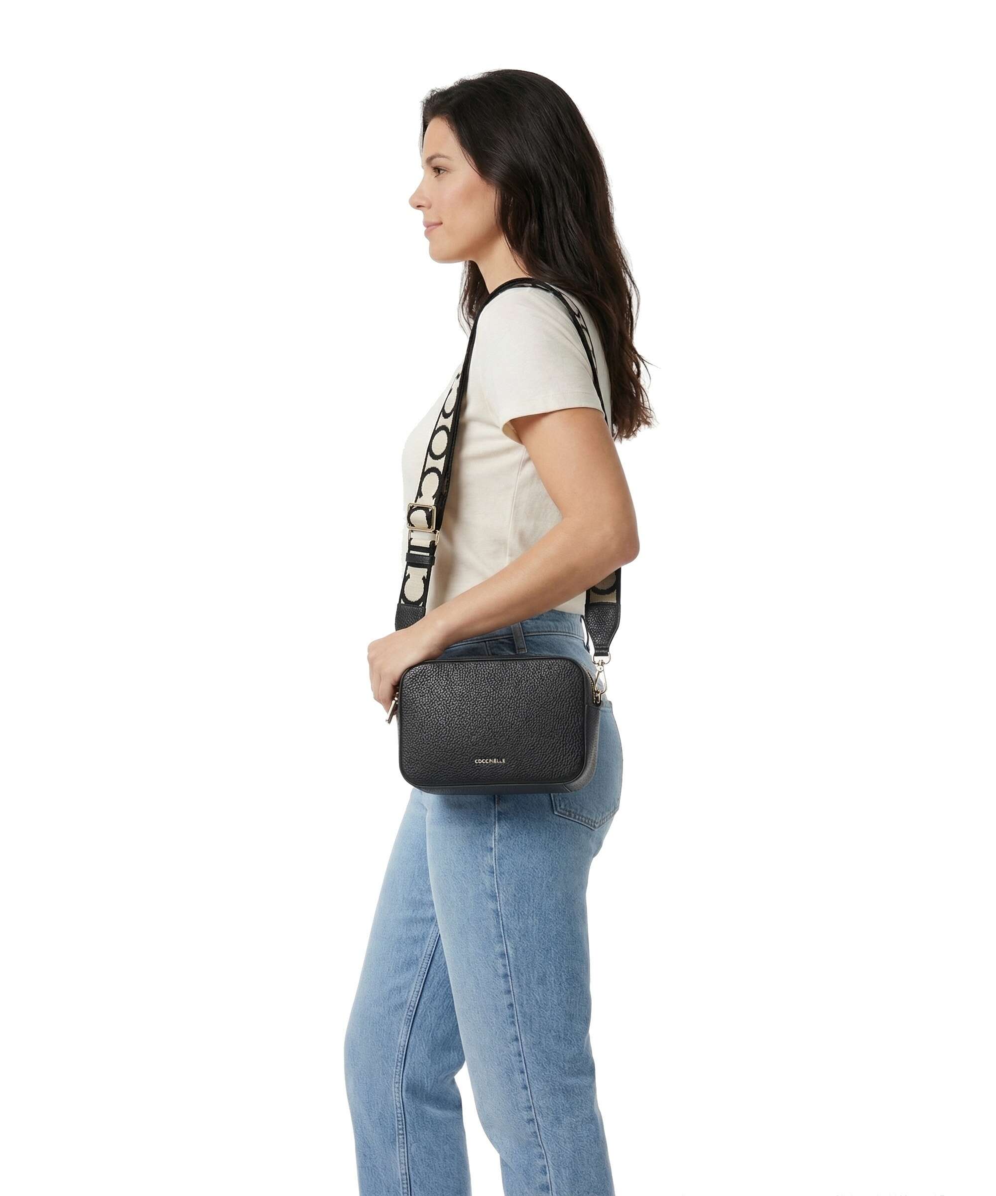 Coccinelle Tebe Crossbody bag noir