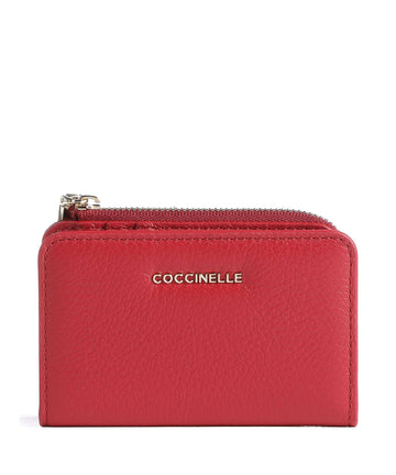 Coccinelle Metallic Soft Lompakko ruby
