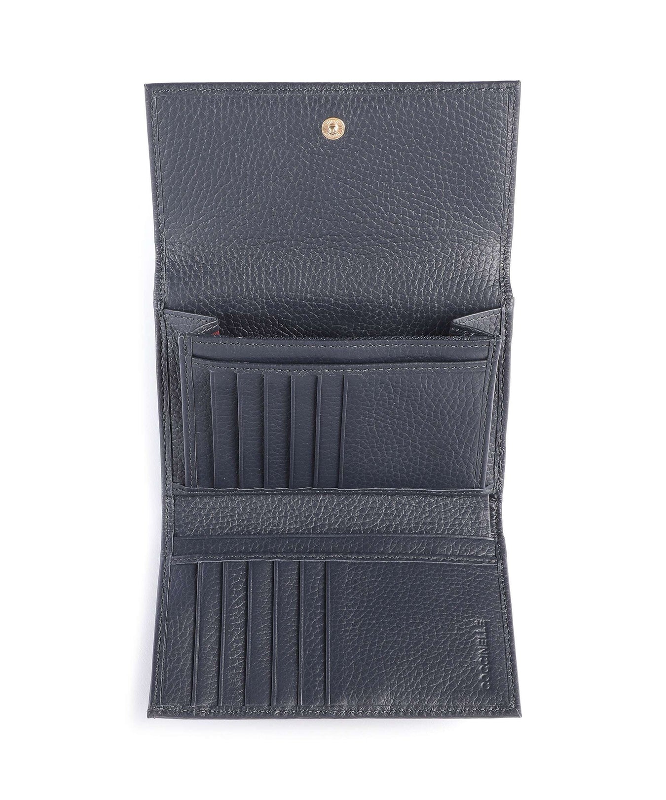 Coccinelle Metallic Soft RFID Wallet midnight blue