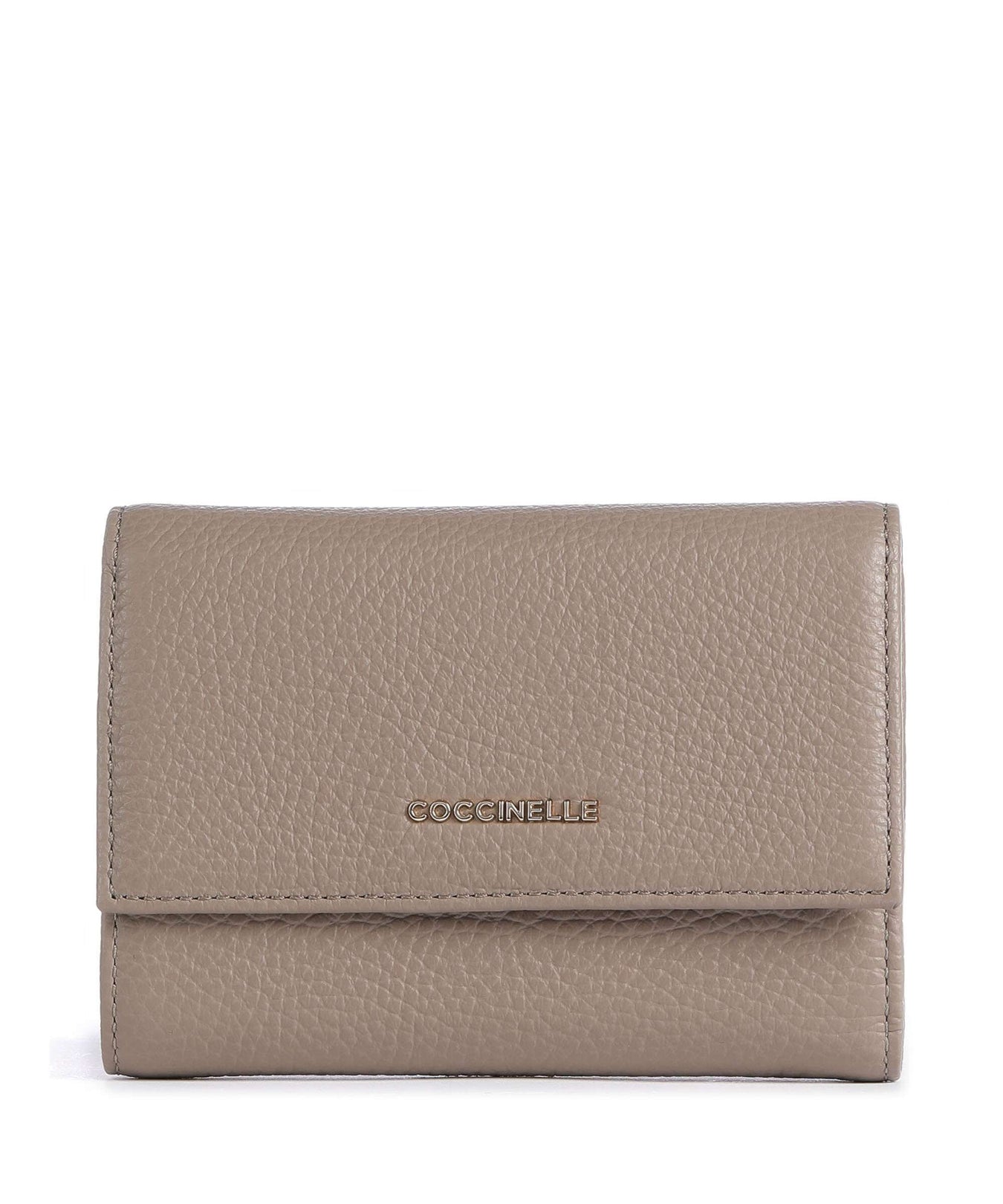 Coccinelle Metallic Soft RFID Wallet warm taupe