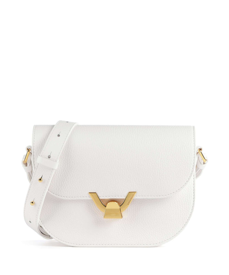 Coccinelle Dew Crossbody bag brillant white