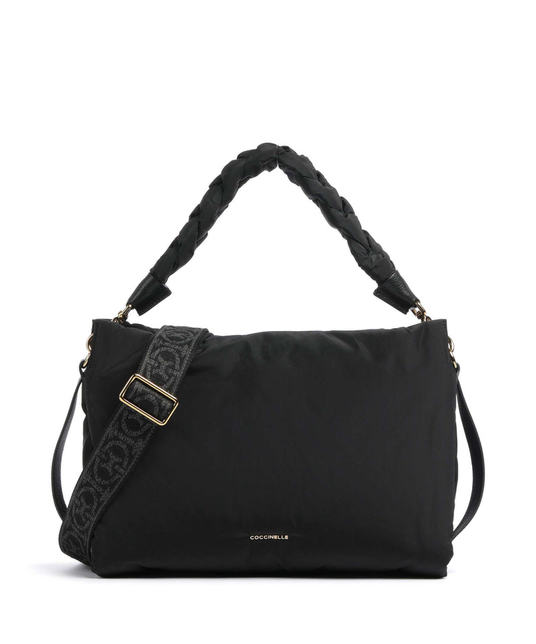 Coccinelle Boheme Puffy Nylon Shoulder bag noir