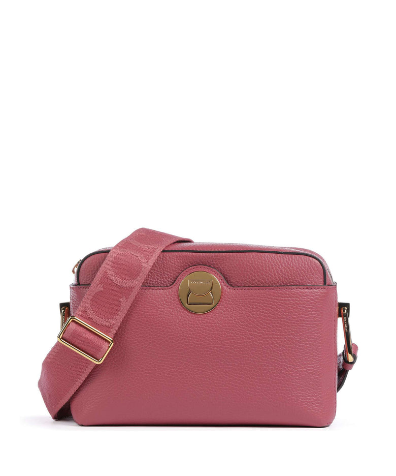 Coccinelle Liya Signature Crossbody bag rosewood