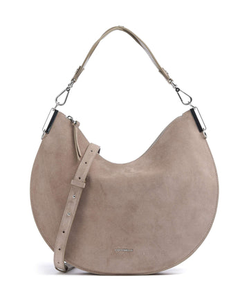 Coccinelle Sunup Suede Olkalaukku warm taupe