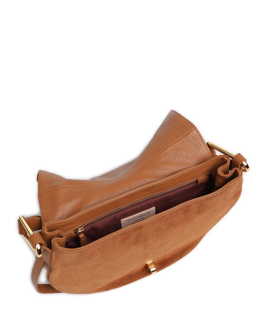 Coccinelle Magie Suede Shoulder bag cuir