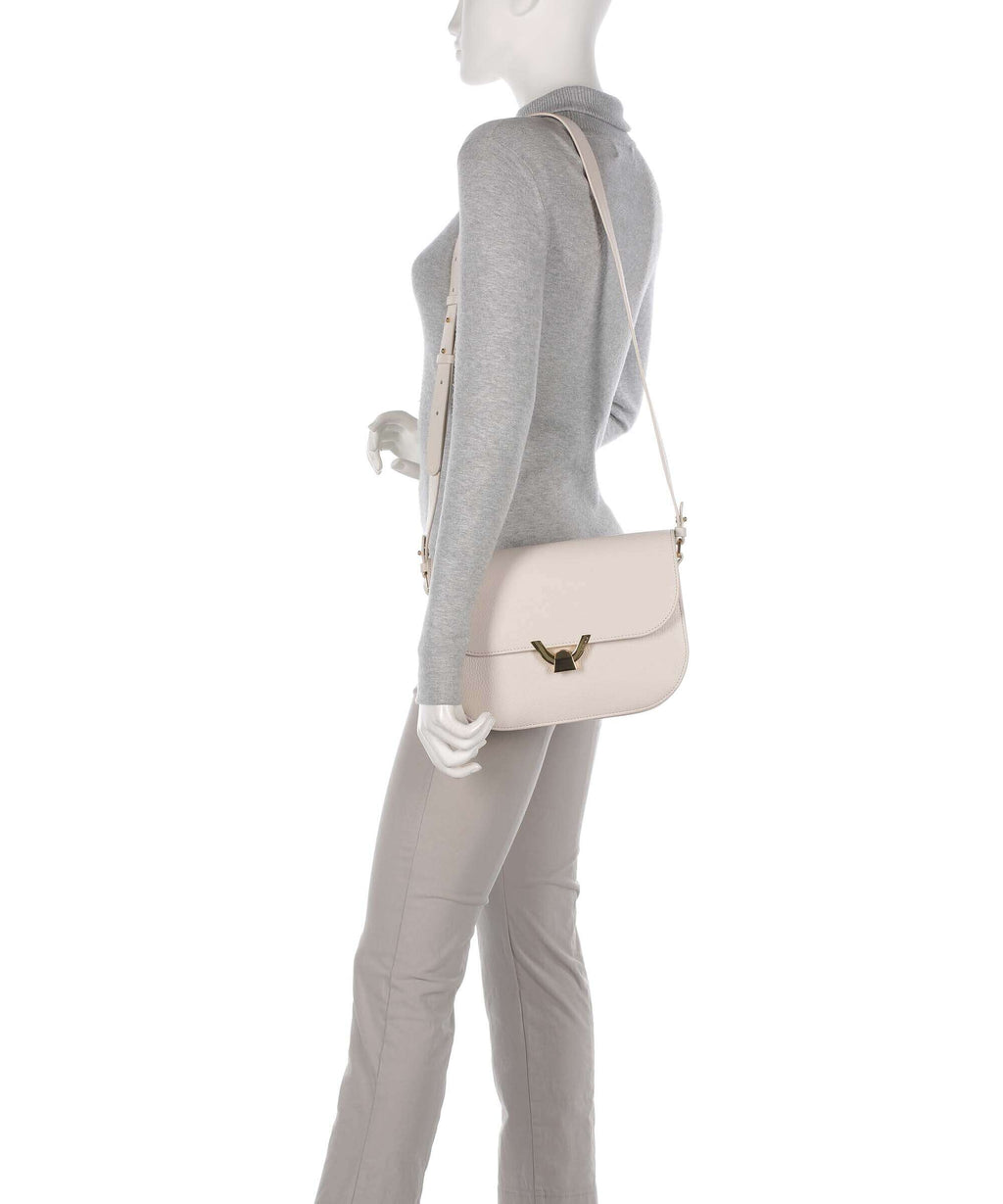 Coccinelle Dew Shoulder bag lambskin white