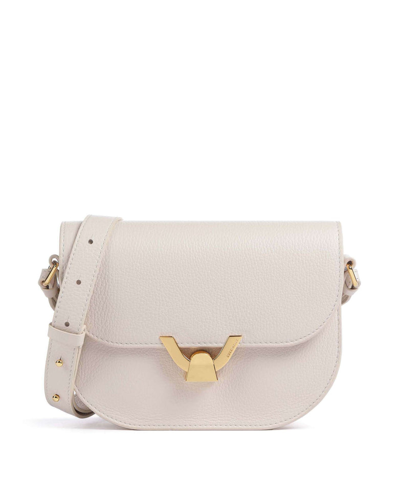 Coccinelle Dew Crossbody bag lambskin white