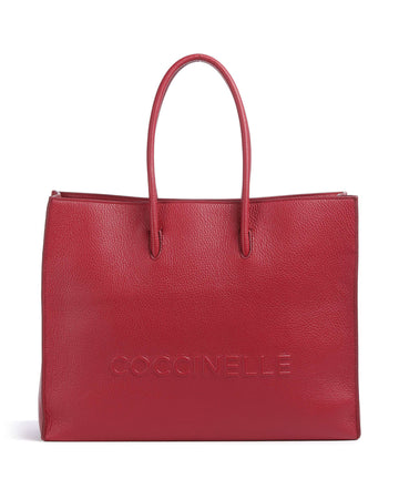 Coccinelle Myrtha Maxi Logo Ostoskassi sangria