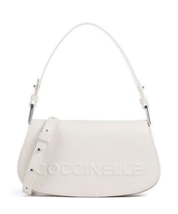 Coccinelle Myrtha Maxi Logo Olkalaukku blanco