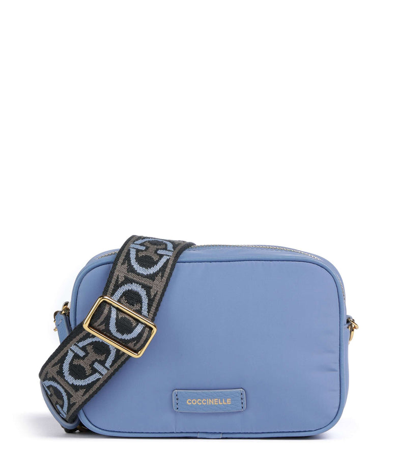 Coccinelle Tebe Nylon Puffy Crossbody bag azul
