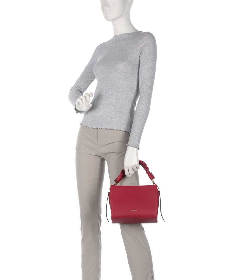Coccinelle Boheme Grana Double Handbag sangria/skin