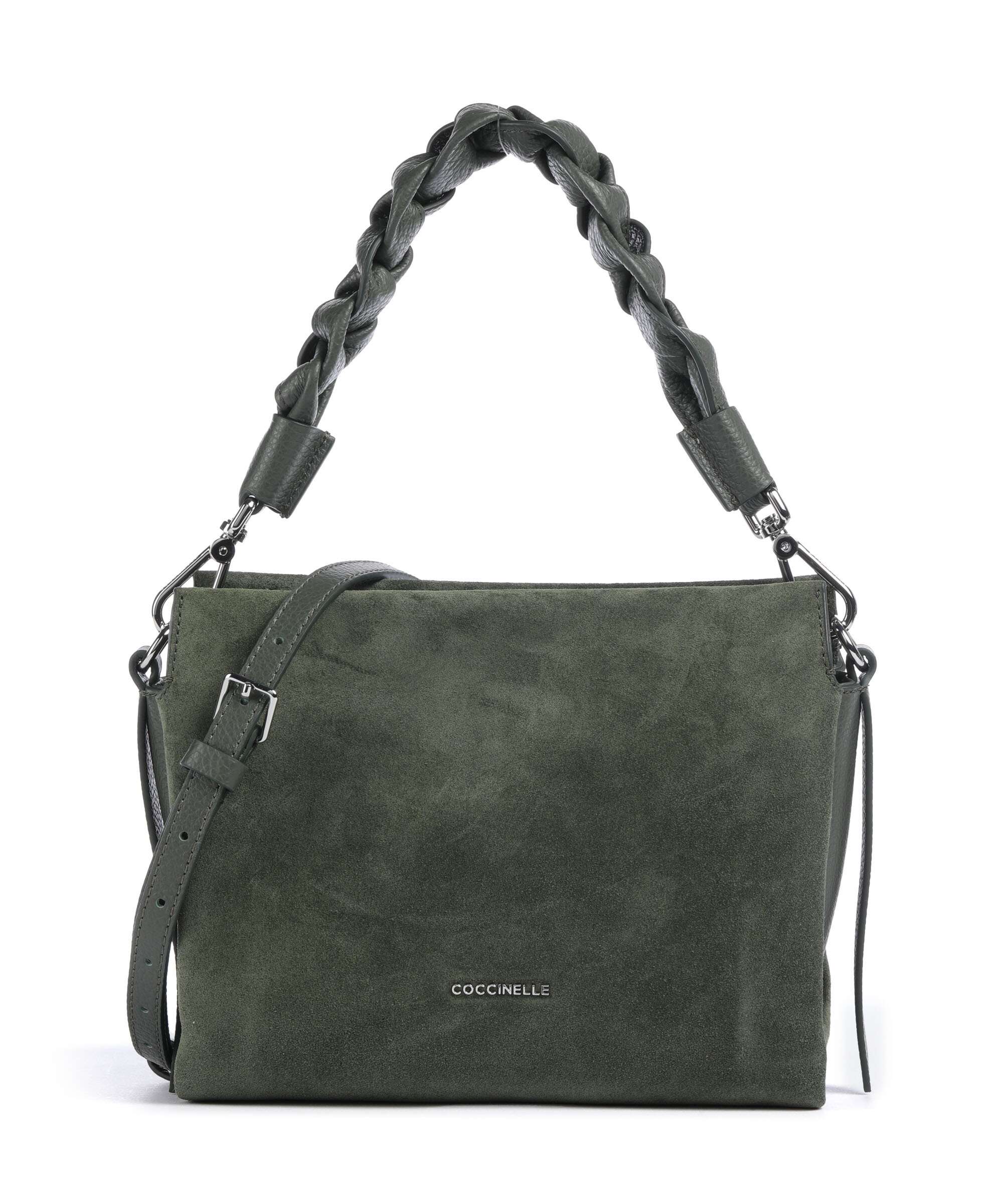 Coccinelle Boheme Suede Handbag alga