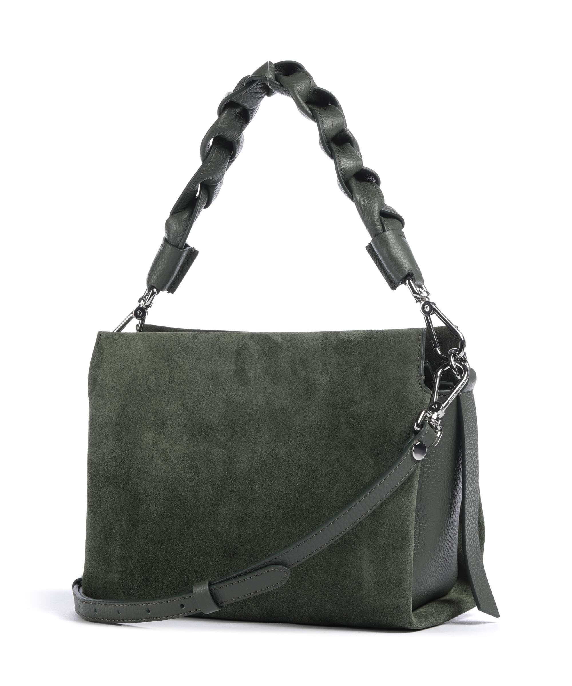 Coccinelle Boheme Suede Handbag alga