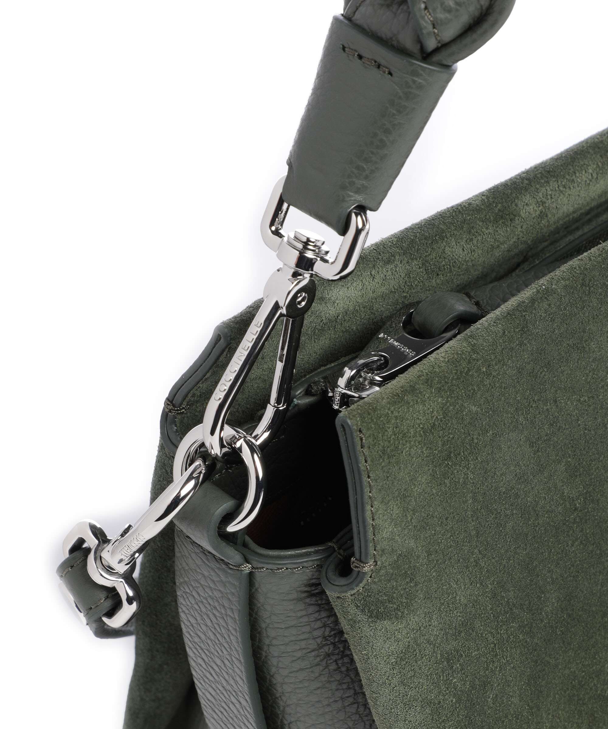Coccinelle Boheme Suede Handbag alga
