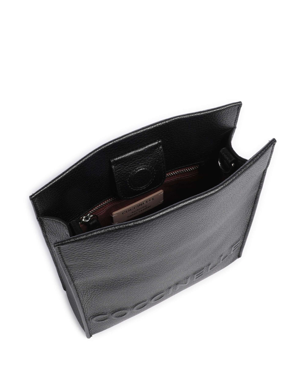 Coccinelle Myrtha Maxi Logo Crossbody bag noir