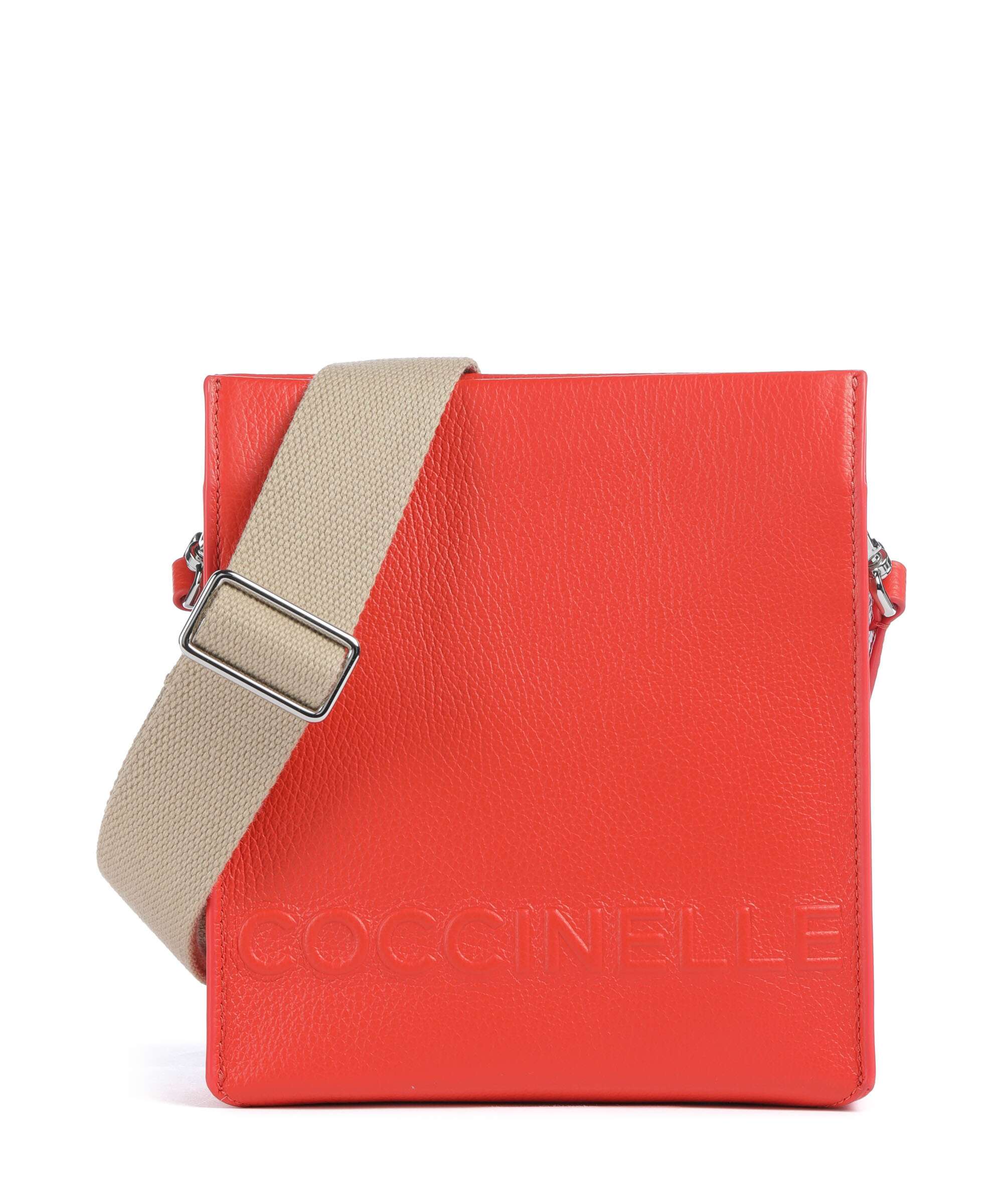 Coccinelle Myrtha Maxi Logo Crossbody bag gazpacho