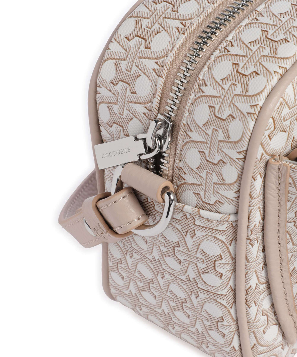 Coccinelle Beat Monogram Crossbody bag multicolour/blanco/rosette