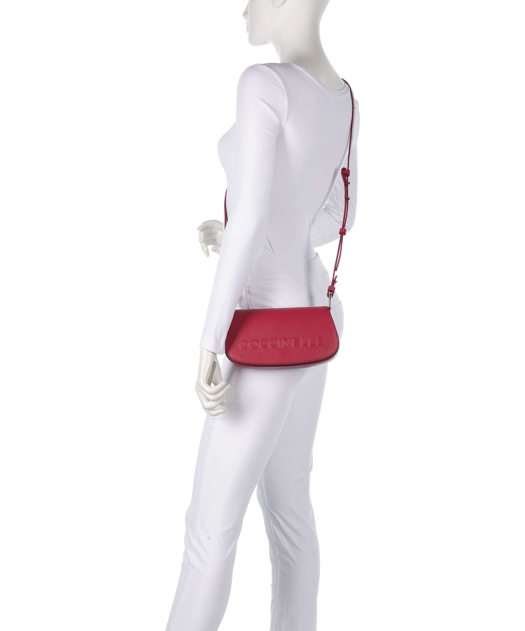 Coccinelle Myrtha Maxi Logo Shoulder bag sangria