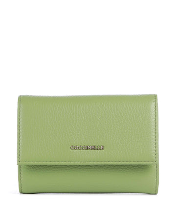 Coccinelle Metallic Soft Lompakko guacamole