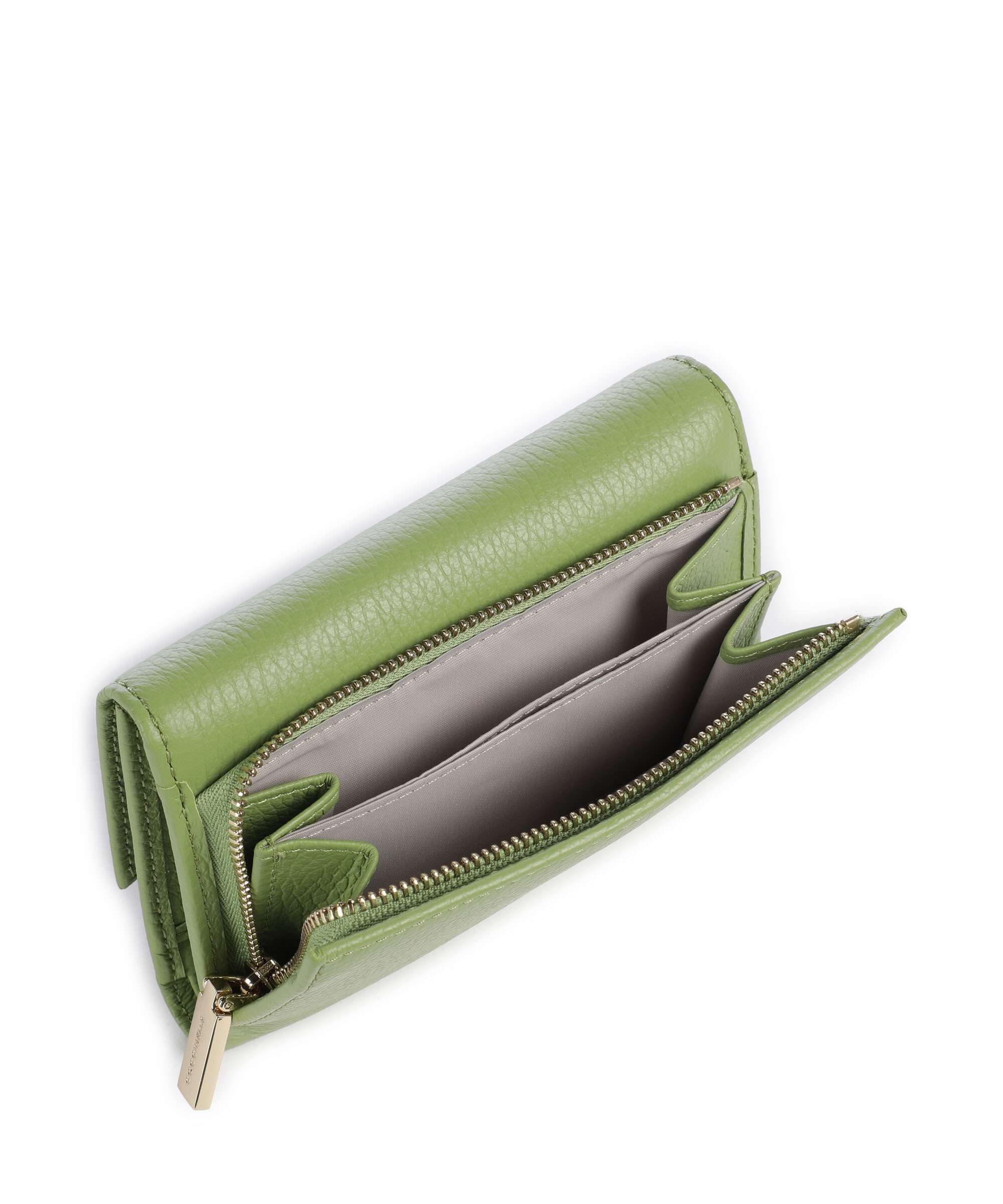 Coccinelle Metallic Soft Wallet guacamole