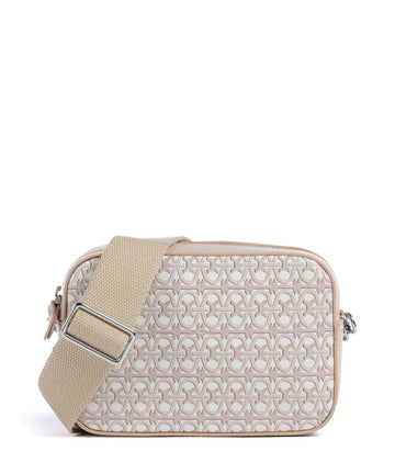 Coccinelle Tebe Monogram Olkalaukku multicolour/blanco/rosette