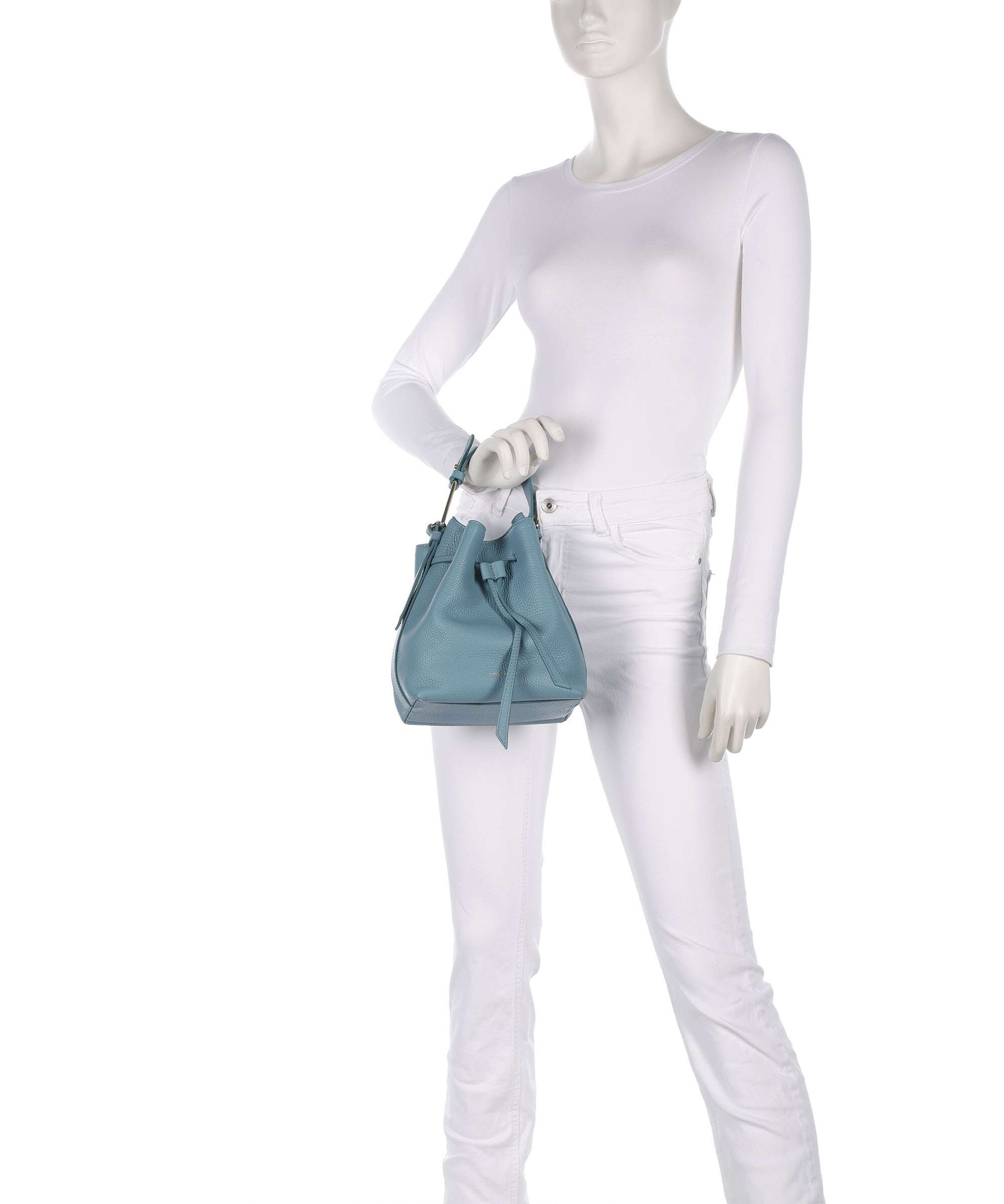 Coccinelle Malory Bucket bag arctic blue
