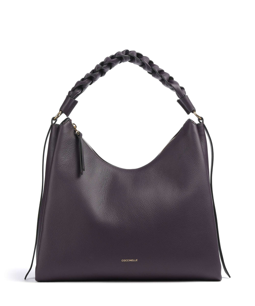Coccinelle Boheme Grana Double Hobo bag prune/ribes