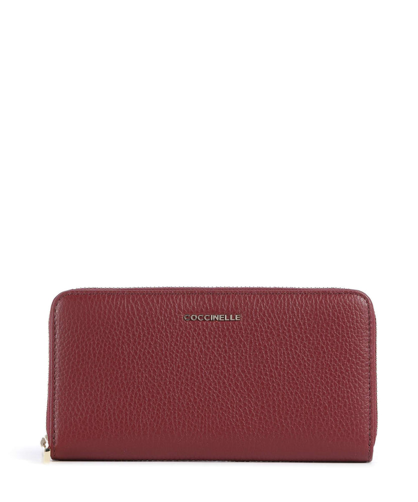 Coccinelle Metallic Soft Wallet ribes