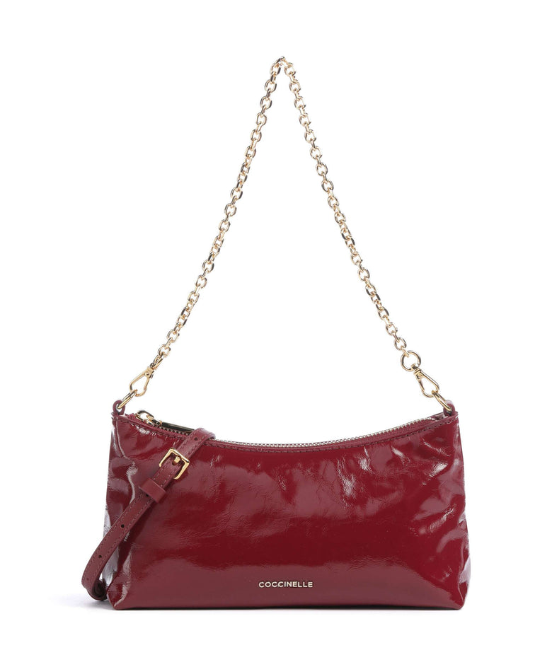 Coccinelle Aura Shiny Shoulder bag ribes