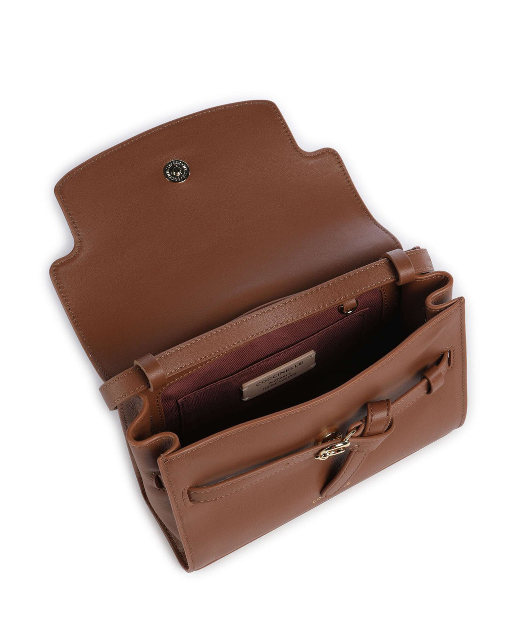 Coccinelle Sabine Crossbody bag cognac