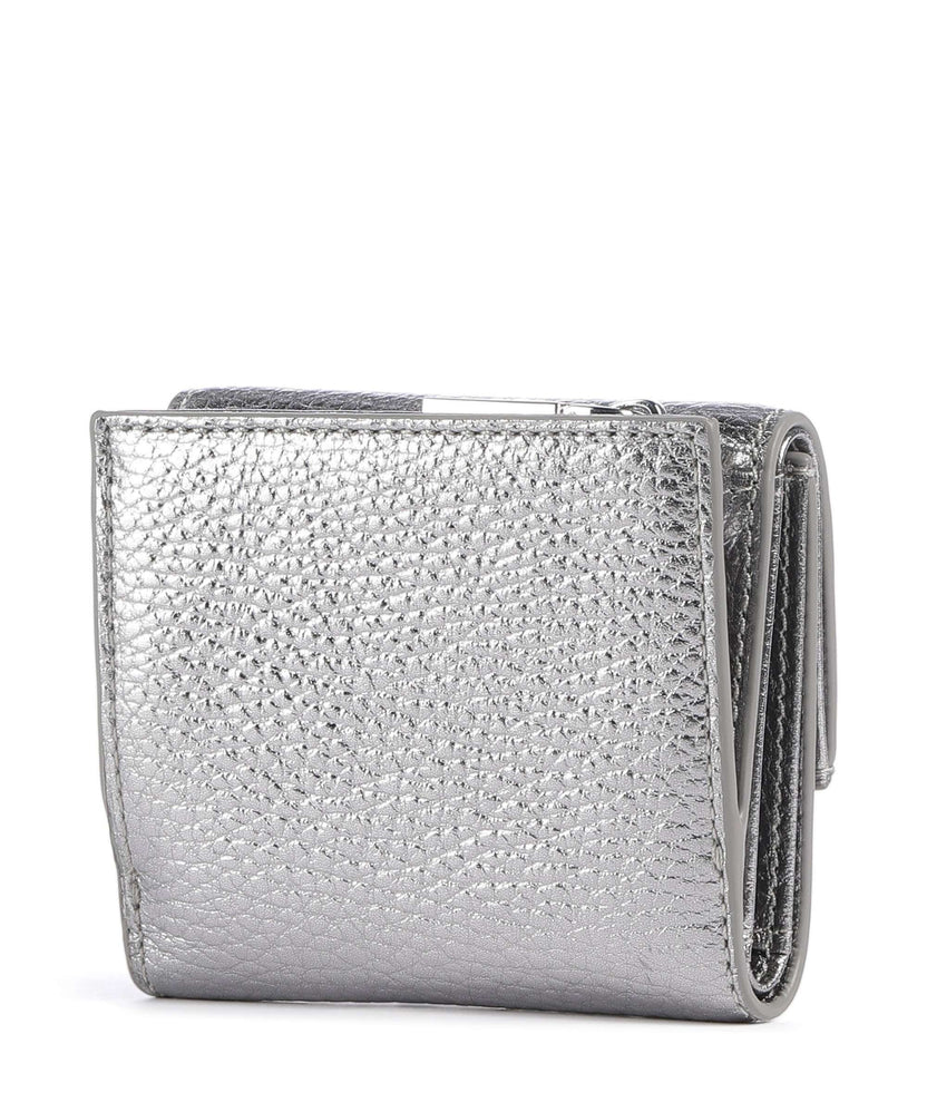 Coccinelle Metallic Soft RFID Wallet steel