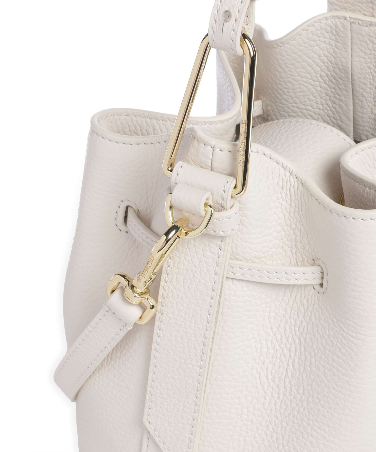 Coccinelle Malory Bucket bag blanco