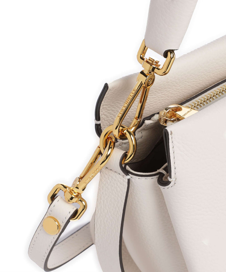 Coccinelle Boheme Grana Double Handbag blanco/skin