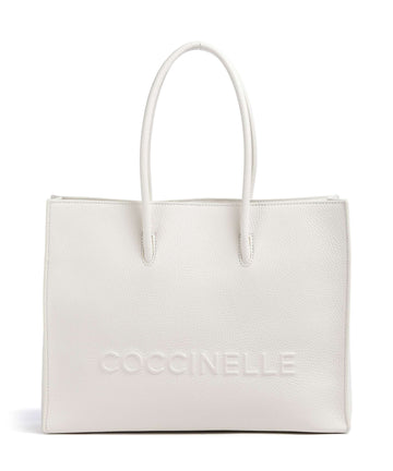 Coccinelle Myrtha Maxi Logo Ostoskassi blanco