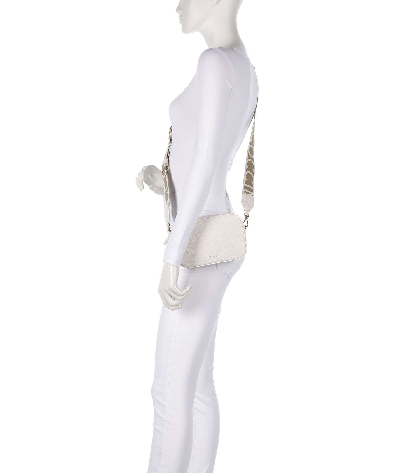 Coccinelle Tebe Crossbody bag blanco