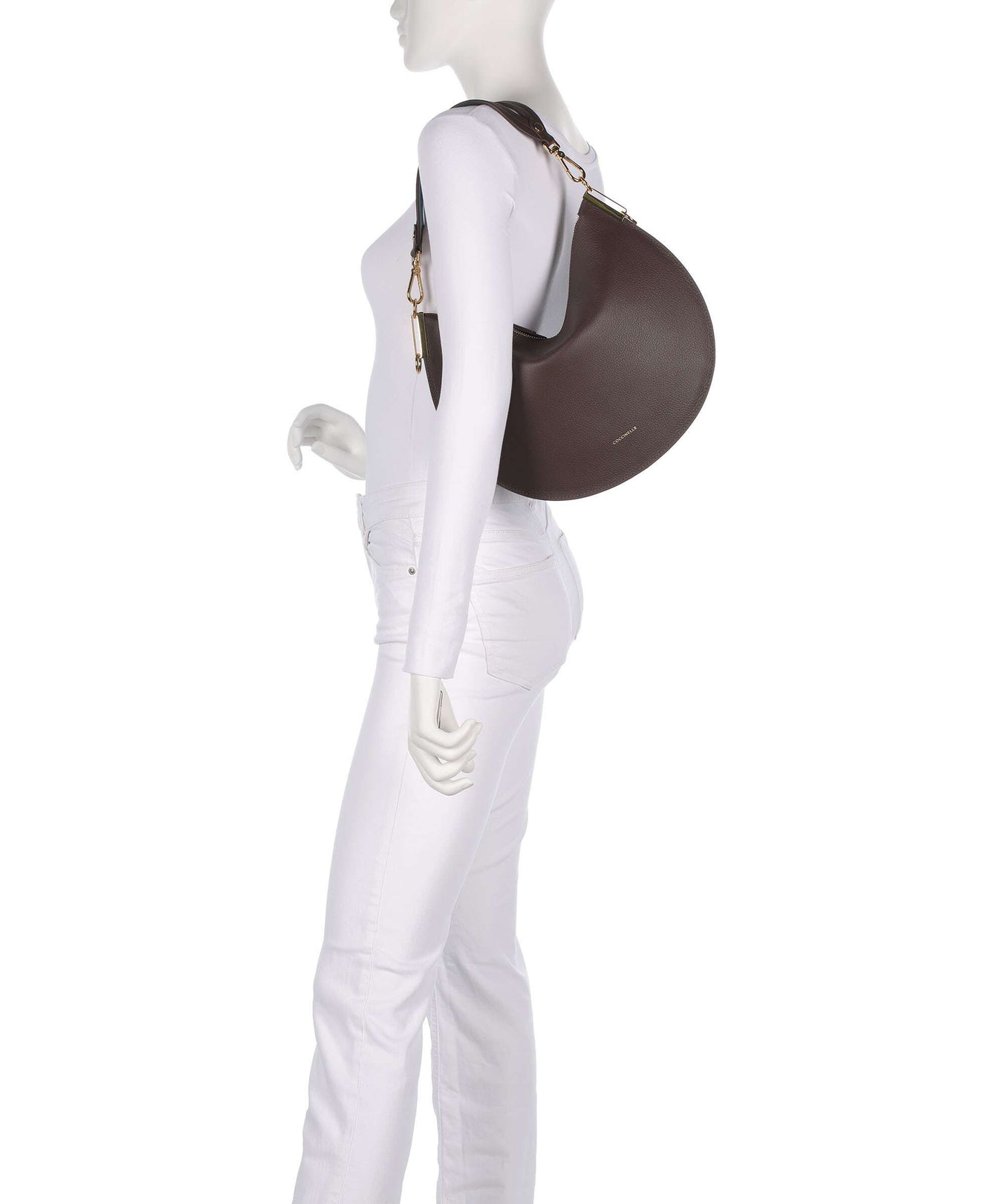 Coccinelle Sunup Hobo bag brunet/arctic blue