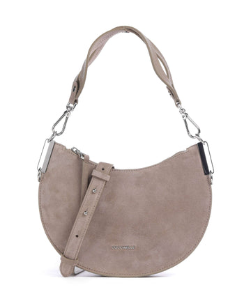 Coccinelle Sunup Suede Olkalaukku warm taupe