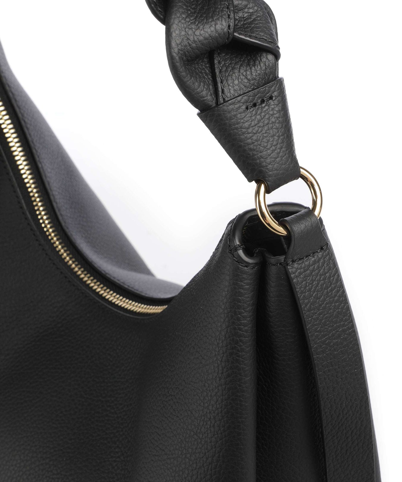 Coccinelle Boheme Grana Double Hobo bag noir/cognac