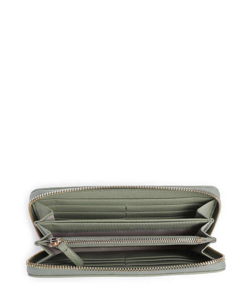 Coccinelle Metallic Soft Wallet greenery