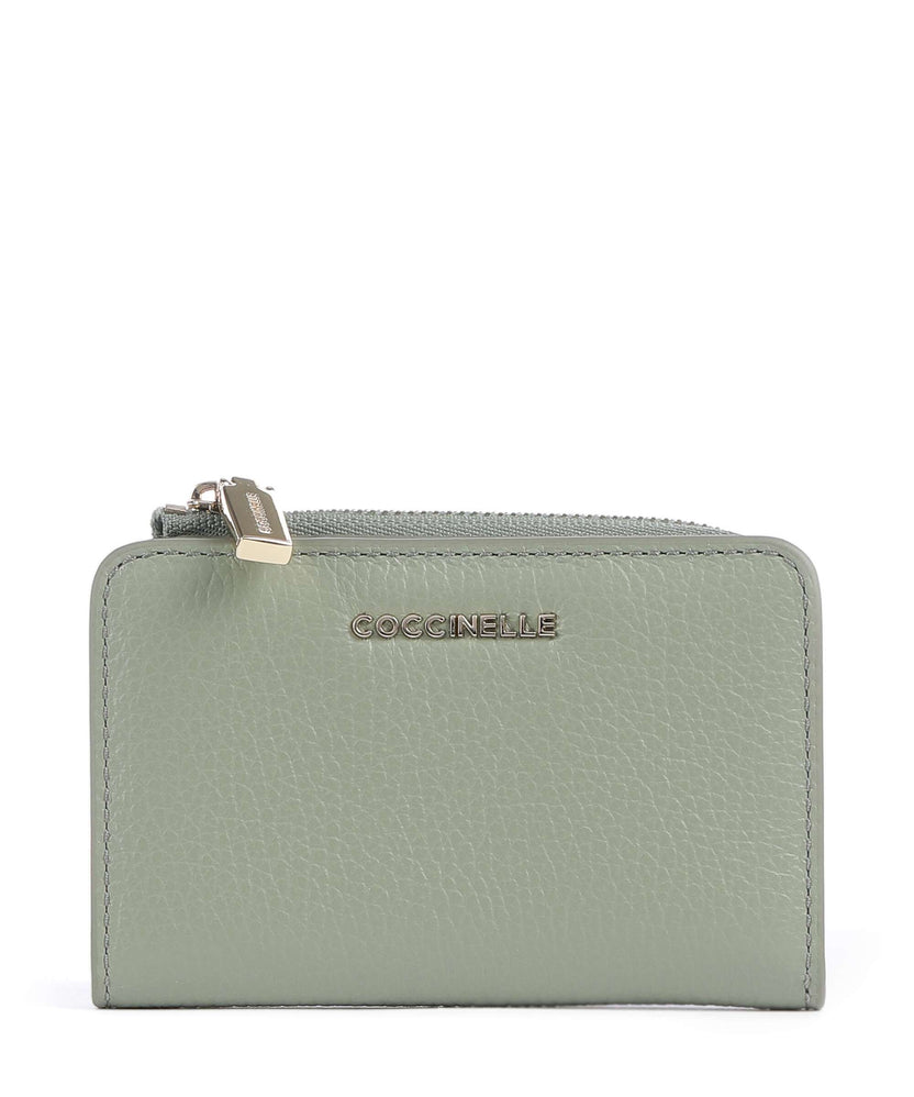 Coccinelle Metallic Soft Wallet greenery