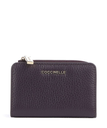 Coccinelle Metallic Soft Lompakko prune