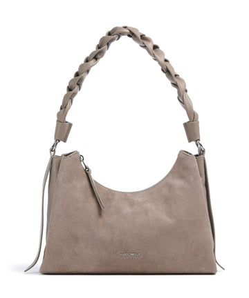Coccinelle Boheme Suede Olkalaukku warm taupe