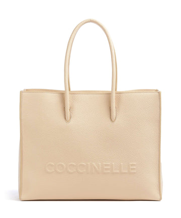 Coccinelle Myrtha Maxi Logo Ostoskassi betulla