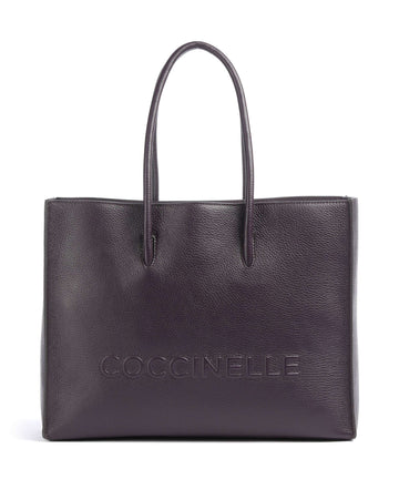 Coccinelle Myrtha Maxi Logo Ostoskassi prune