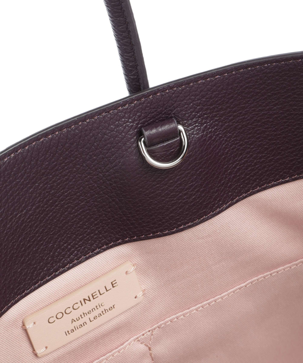 Coccinelle Myrtha Maxi Logo Tote bag prune